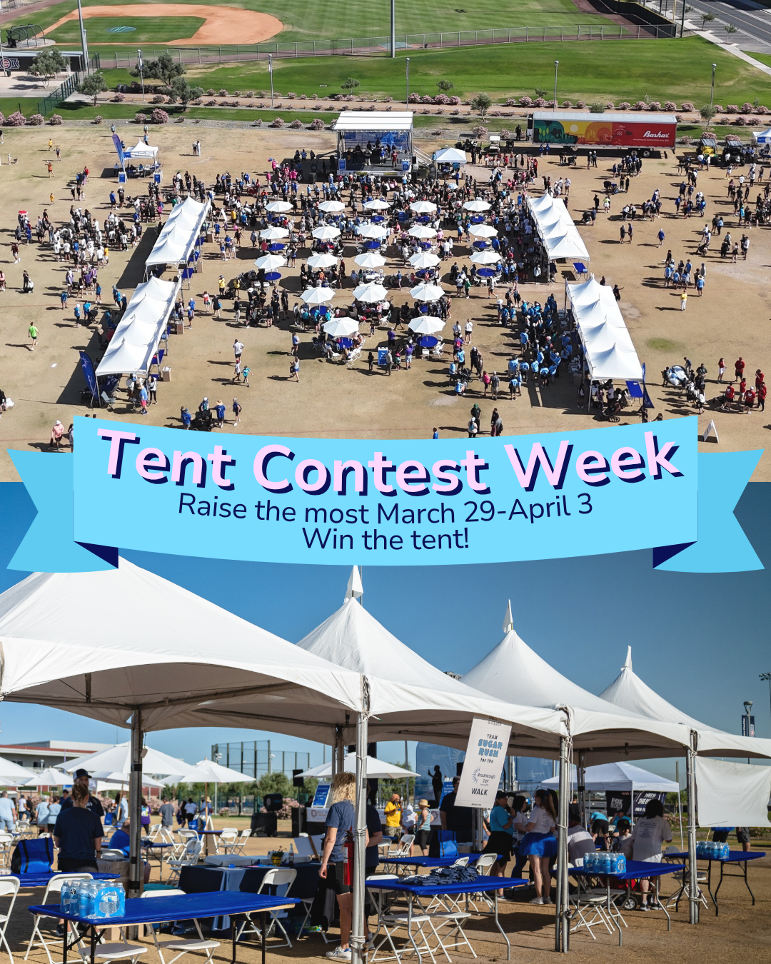 Team Tent Walk Contest 3/29-4/3