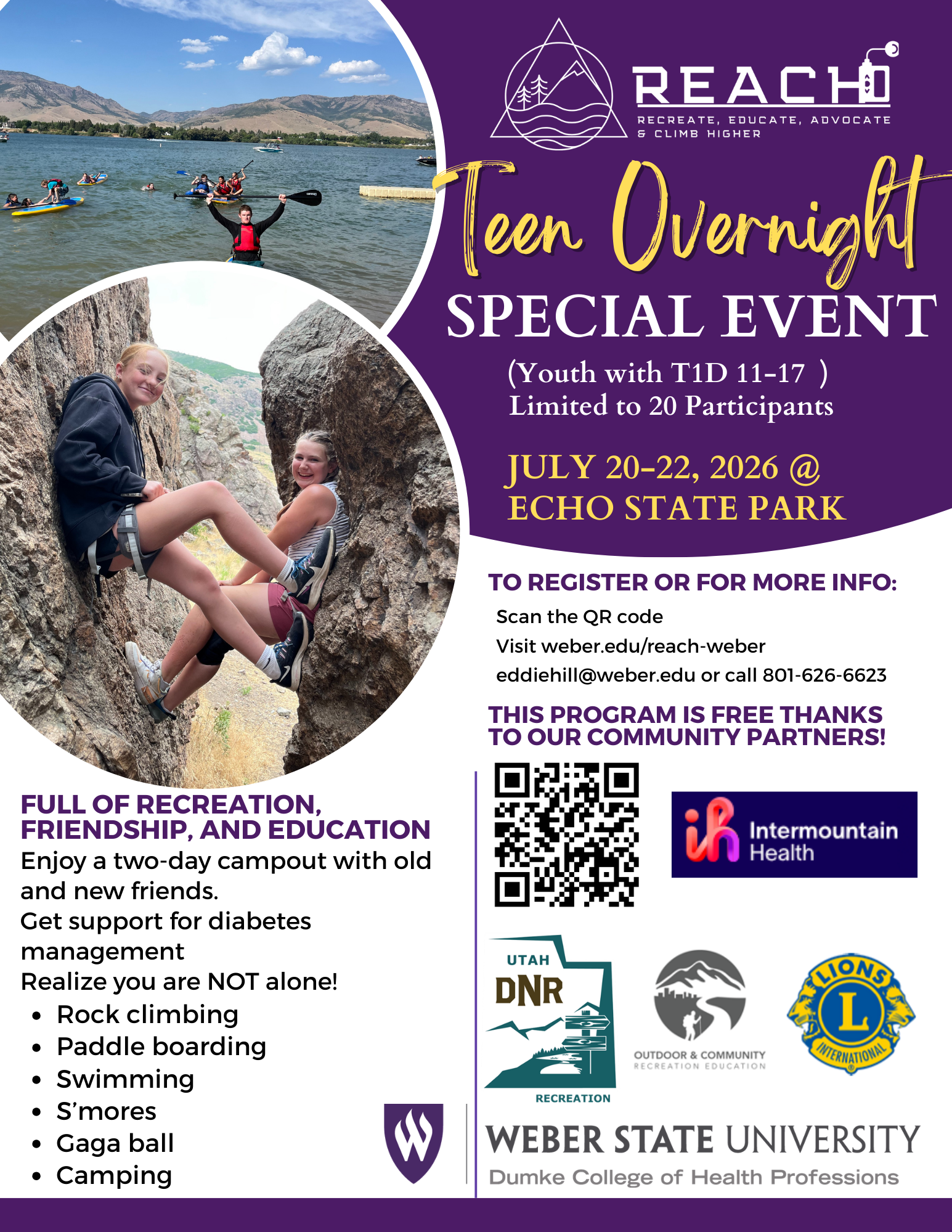 REACH Special Event: Tween/Teen Overnight