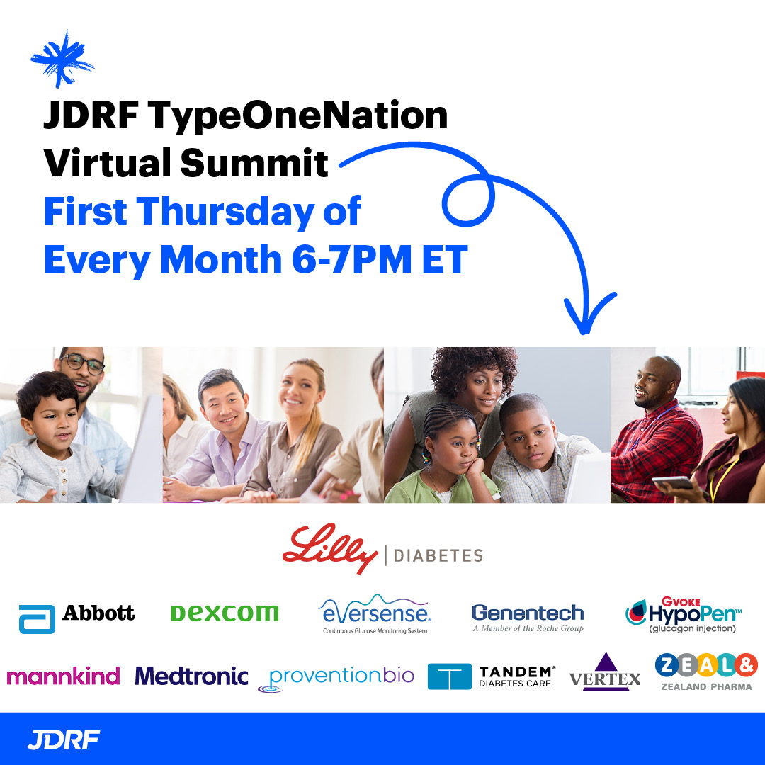 Registration NOW OPEN for 2022 TypeOneNation Virtual Summits!