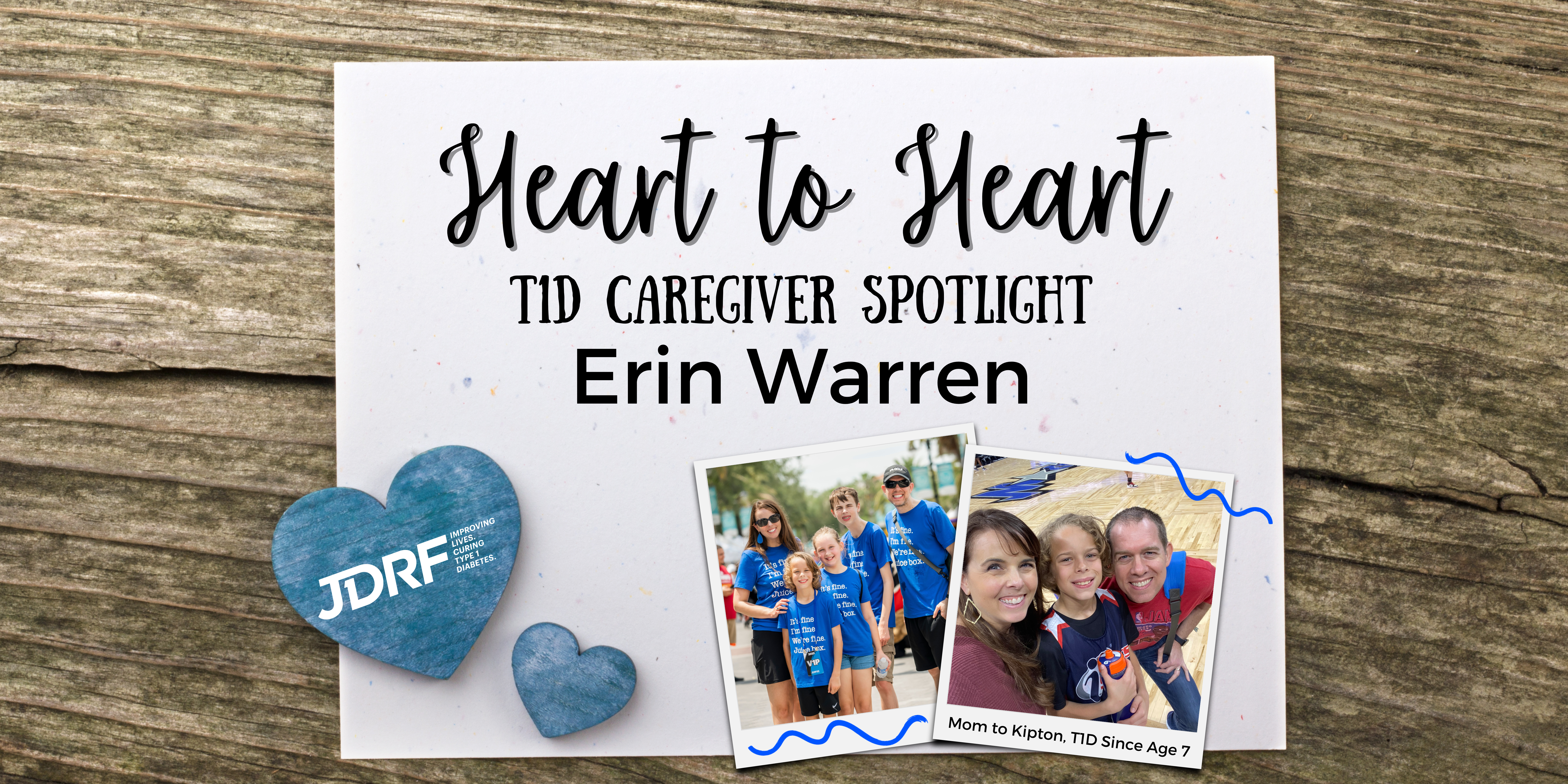 Heart to Heart: T1D Caregiver Spotlight – Erin Warren