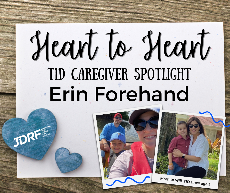 Heart to Heart: T1D Caregiver Spotlight – Erin Forehand