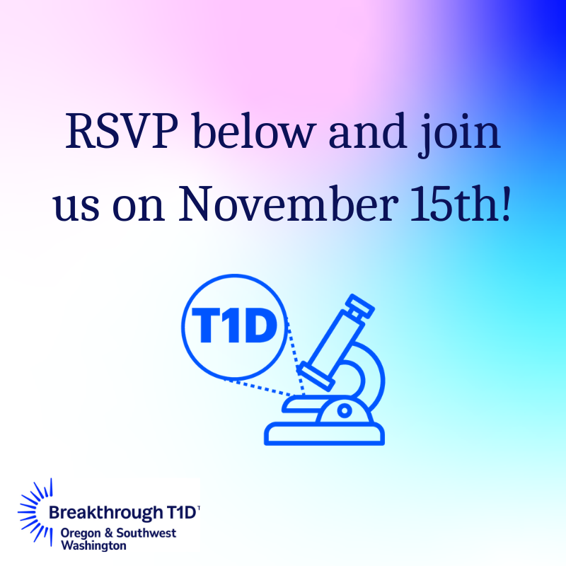 Breakthrough T1D Research Update- Tualatin Public Library