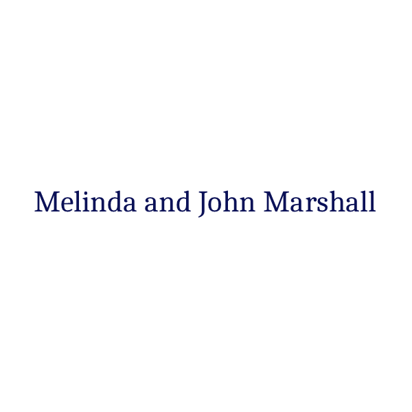 Melinda and John Marshall