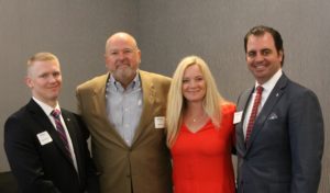 Our newest Beta Society Members (from left to right): Blaine Hellman, Kellie (not pictured) & Scott Mingus, and Stephanie & Robb Pantano