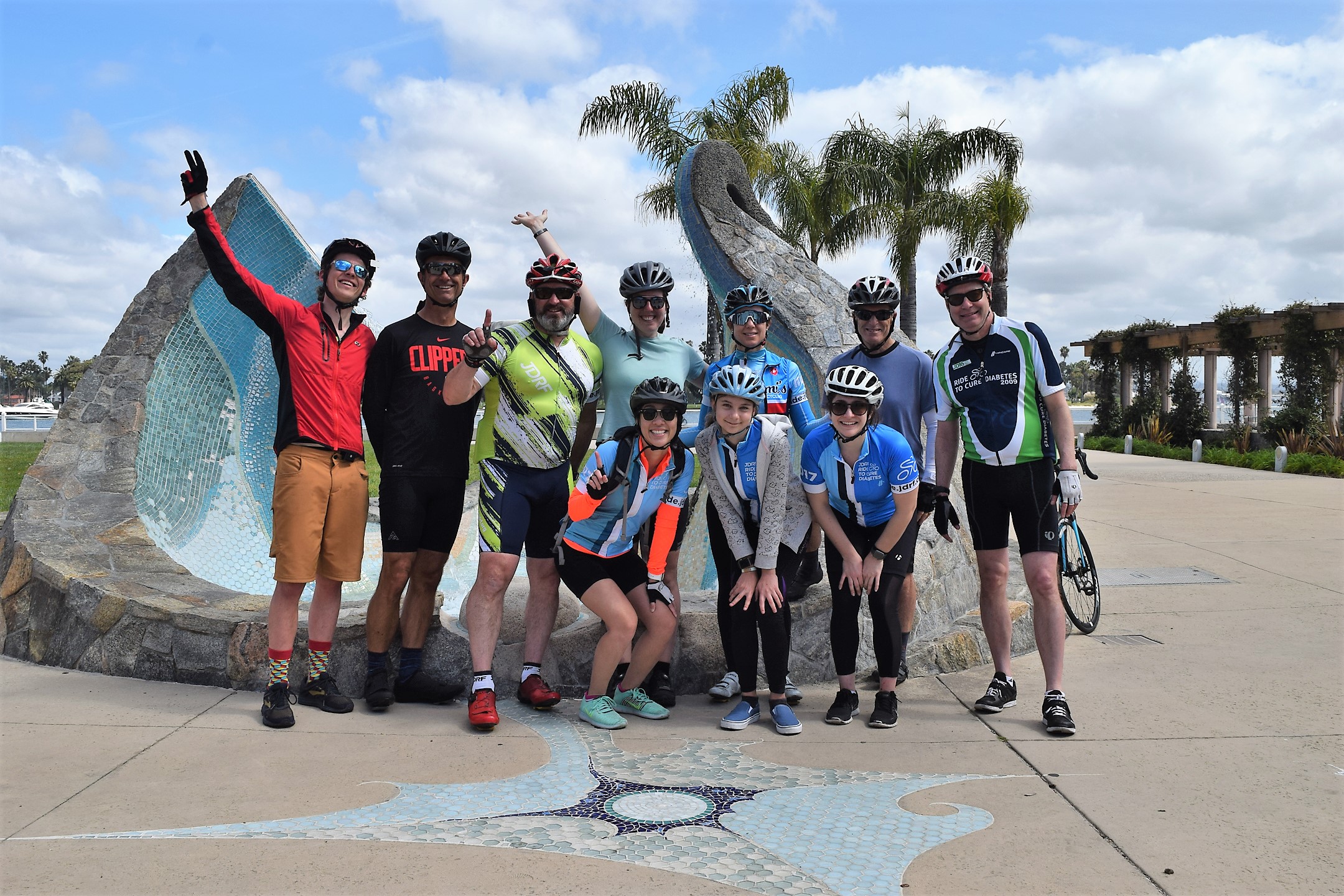 Breakthrough T1D San Diego Ride Team rides with Miles of Portraits