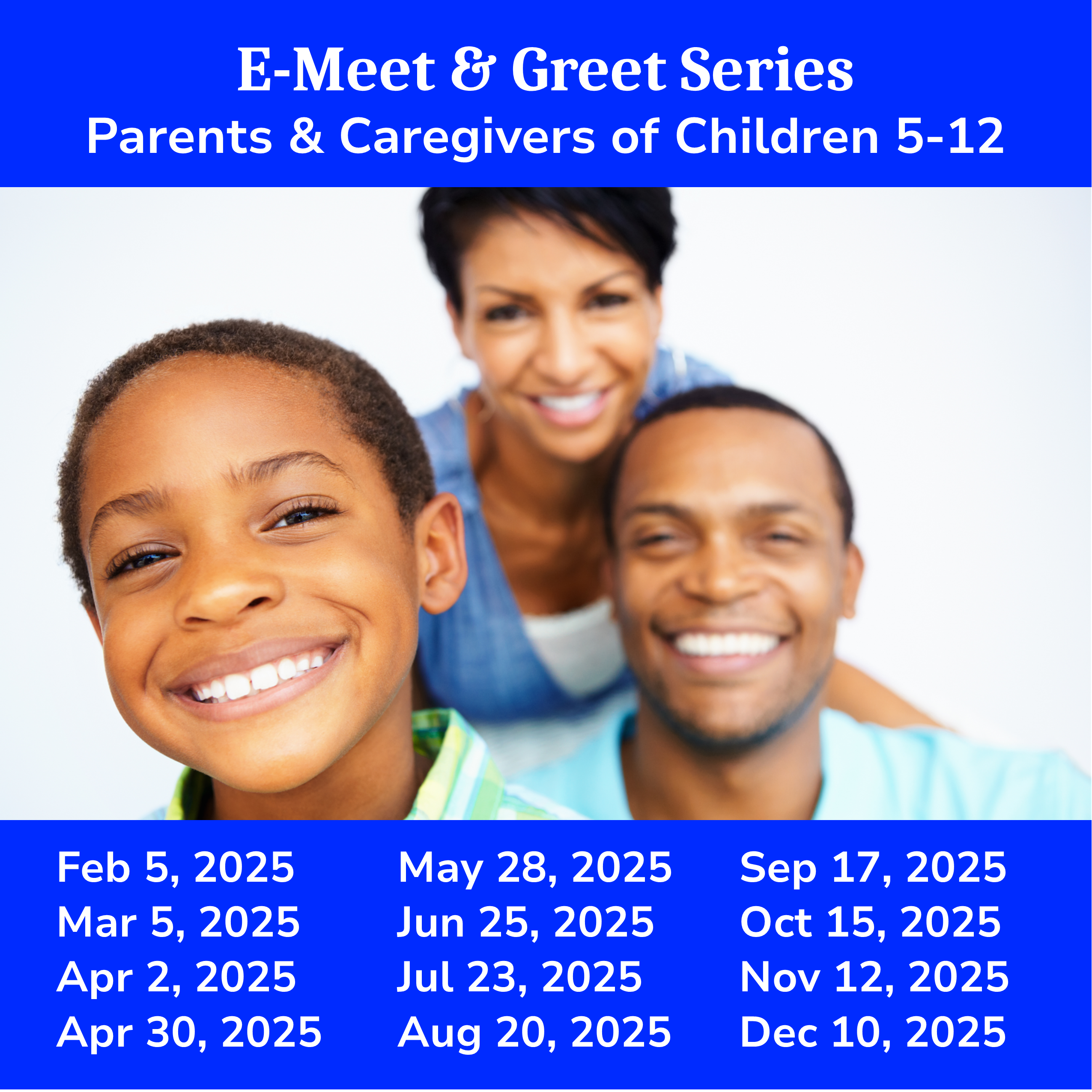 E-Meet & Greets for Parents/Caregivers of Children with T1D Ages 5-12 (Recurring Every 4 Weeks)