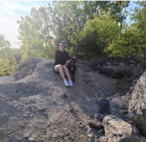 Jordan on a Hike
