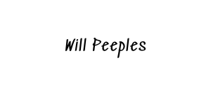 Will Peeples