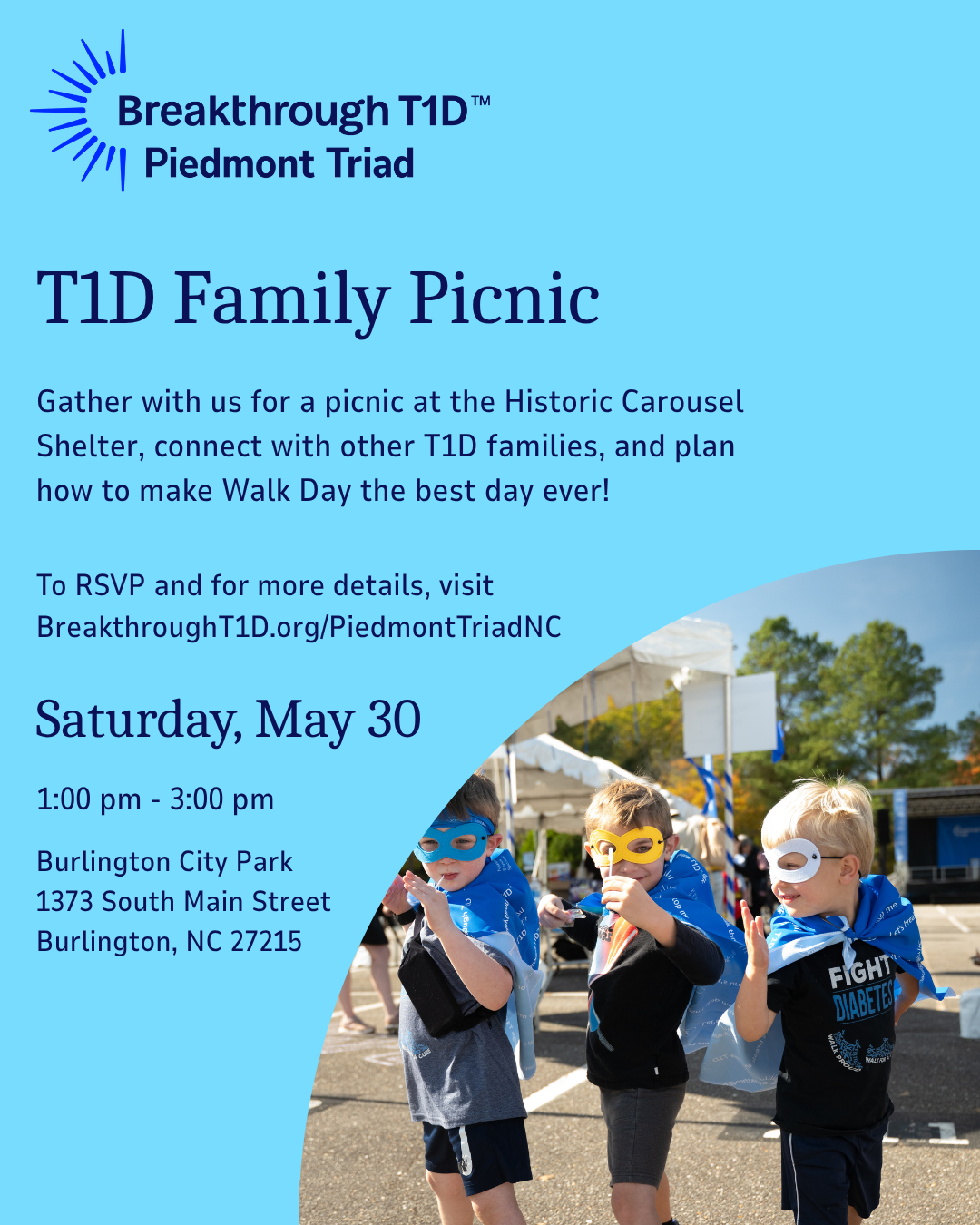 Family Picnic in Burlington 5/30/26
