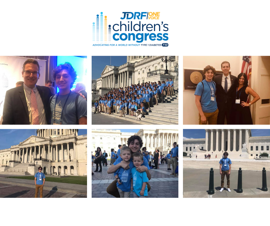 15-year-old Joey Trinkala Travels to 2019 Breakthrough T1D Children’s Congress