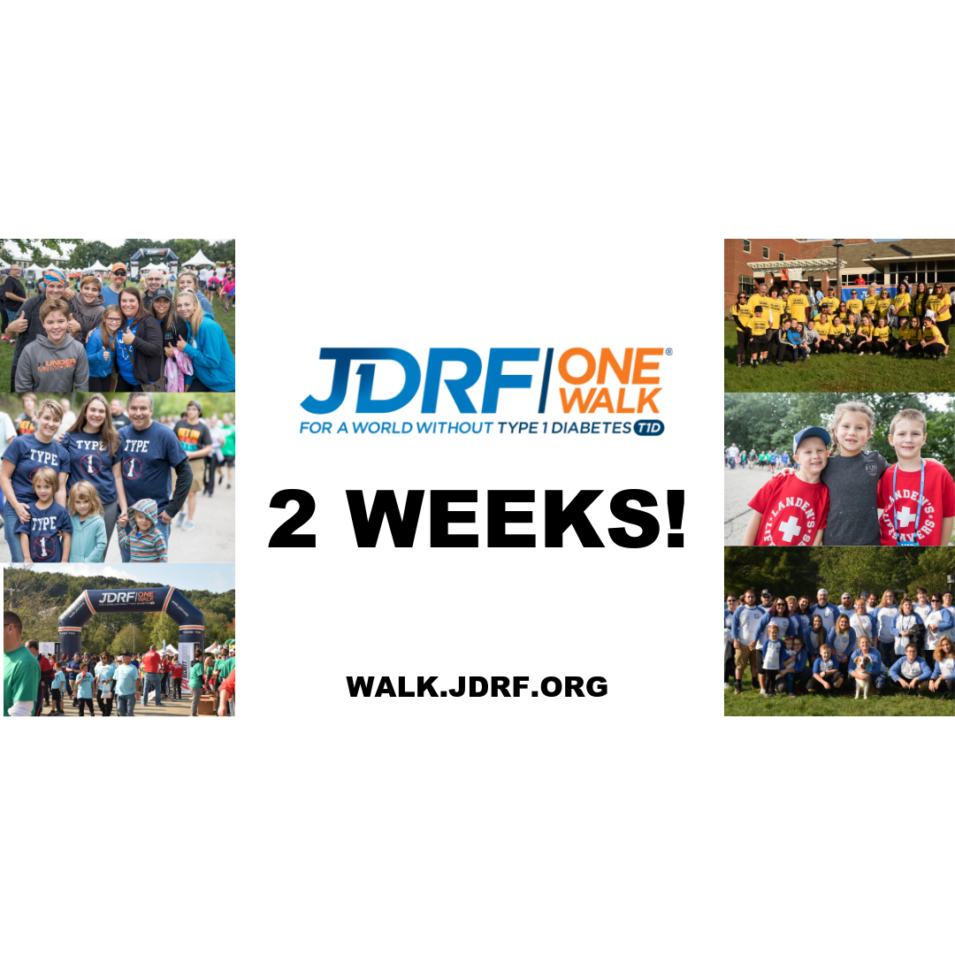 Walk News – Walk is in TWO WEEKS!