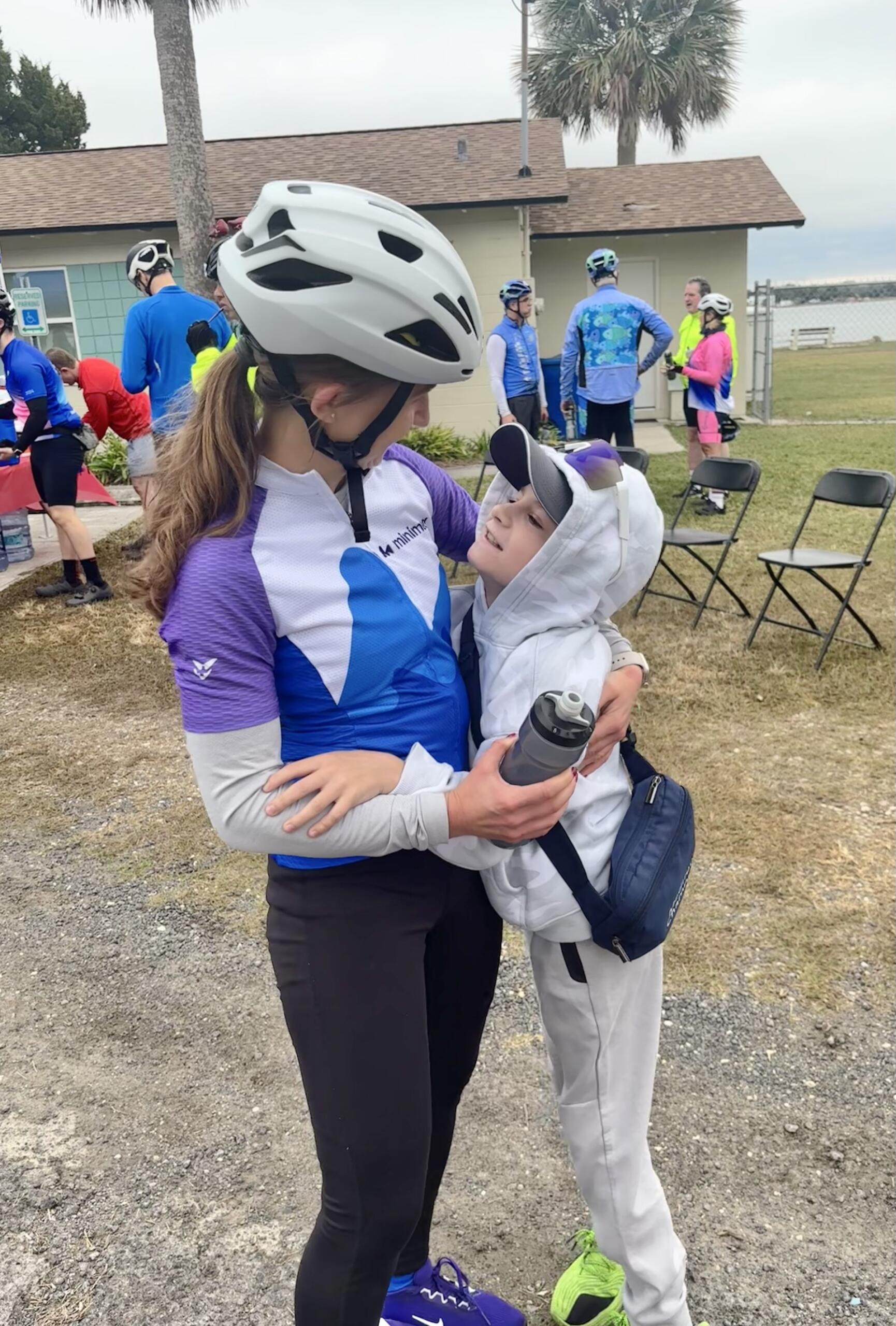 Laura and Brett at a Breakthrough T1D Ride