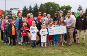 Madison Mallards Donate Check