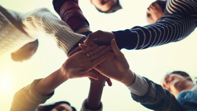 People coming together