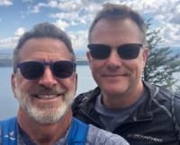 A current photo of Peter Friedfeld and his husband, 