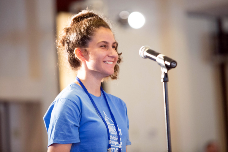 Breakthrough T1D 2019 Children's Congress Delegate Arianna Gehan speaks to Congress