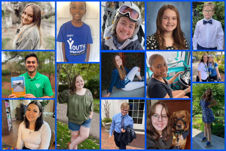 Collage of former Breakthrough T1D Children's Congress Delegates