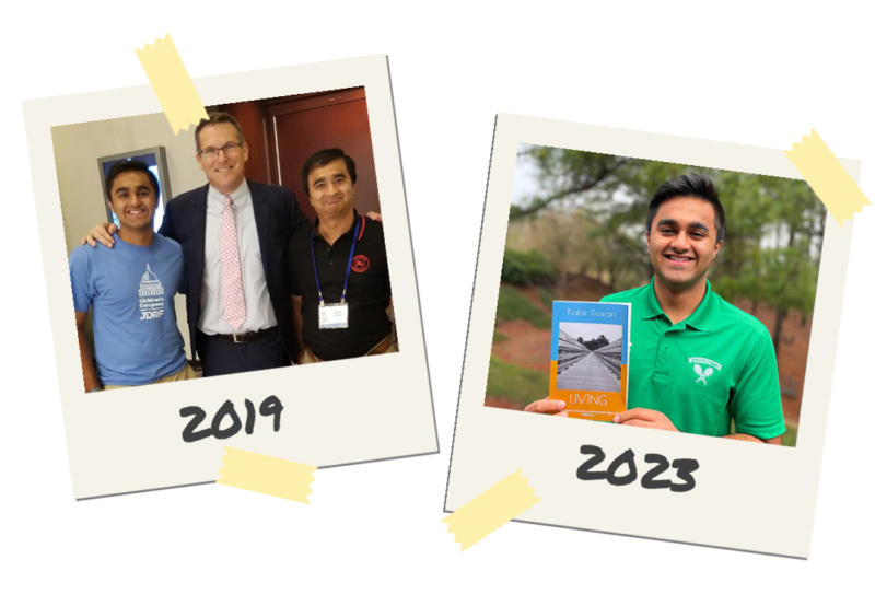 Past Breakthrough T1D Children's Congress Delegate Kabir Dewan