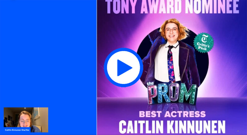Tony-nominated actress Caitlin Kinnunen talks about balancing type 1 diabetes with a career on stage.