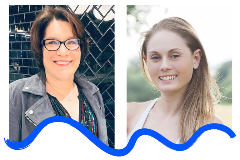 Type 1 diabetes clinical trial participants Phyllis Kaplan and Amanda Gilchrist