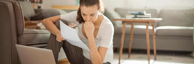 Woman Choosing a Medical Insurance Plan That Covers Type 1 Diabetes