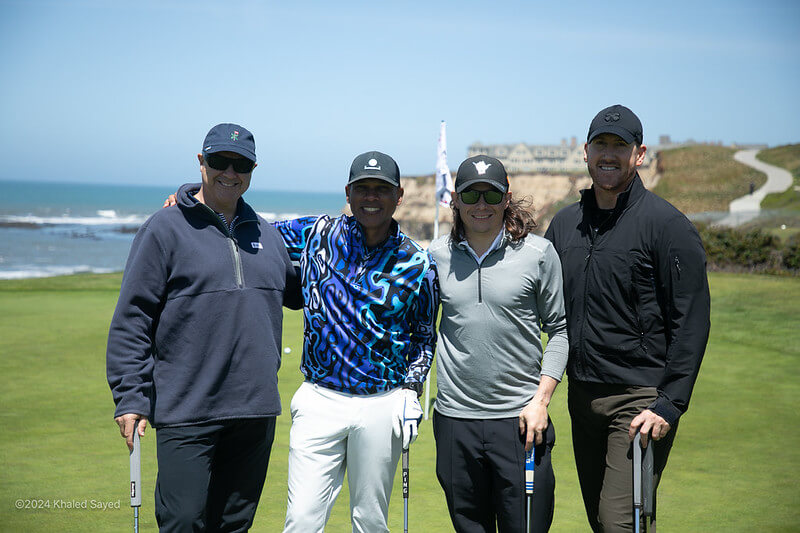 Group of golfers at a Breakthrough T1D Golf event