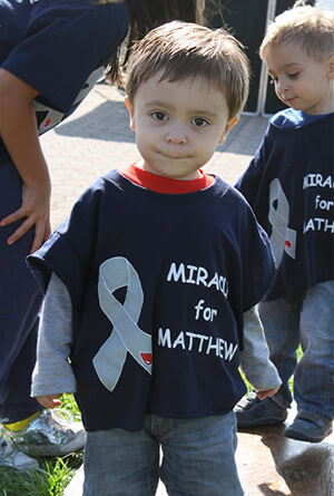 Photo of young boy at a Breakthrough T1D Walk