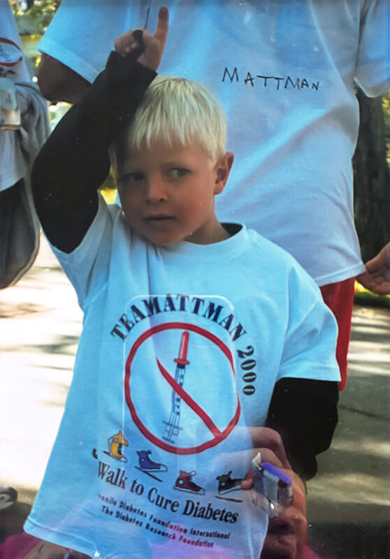Matt Edgington at a 2000 Walk event