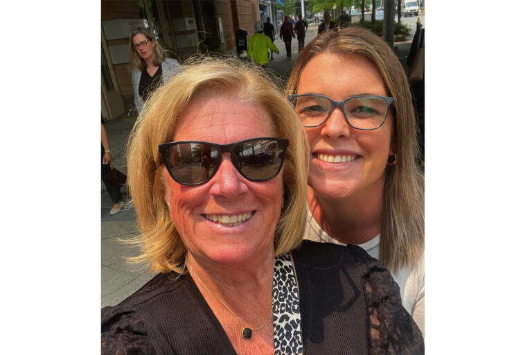 Moira McCarthy and her daughter, Lauren