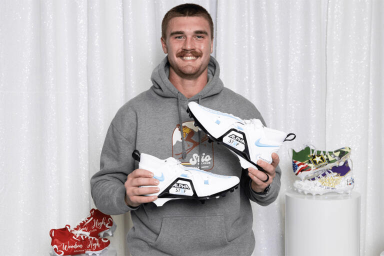 Minnesota Vikings Tight End Ben Yurosek supports Breakthrough T1D for the NFL's 2025 My Cause, My Cleats initiative