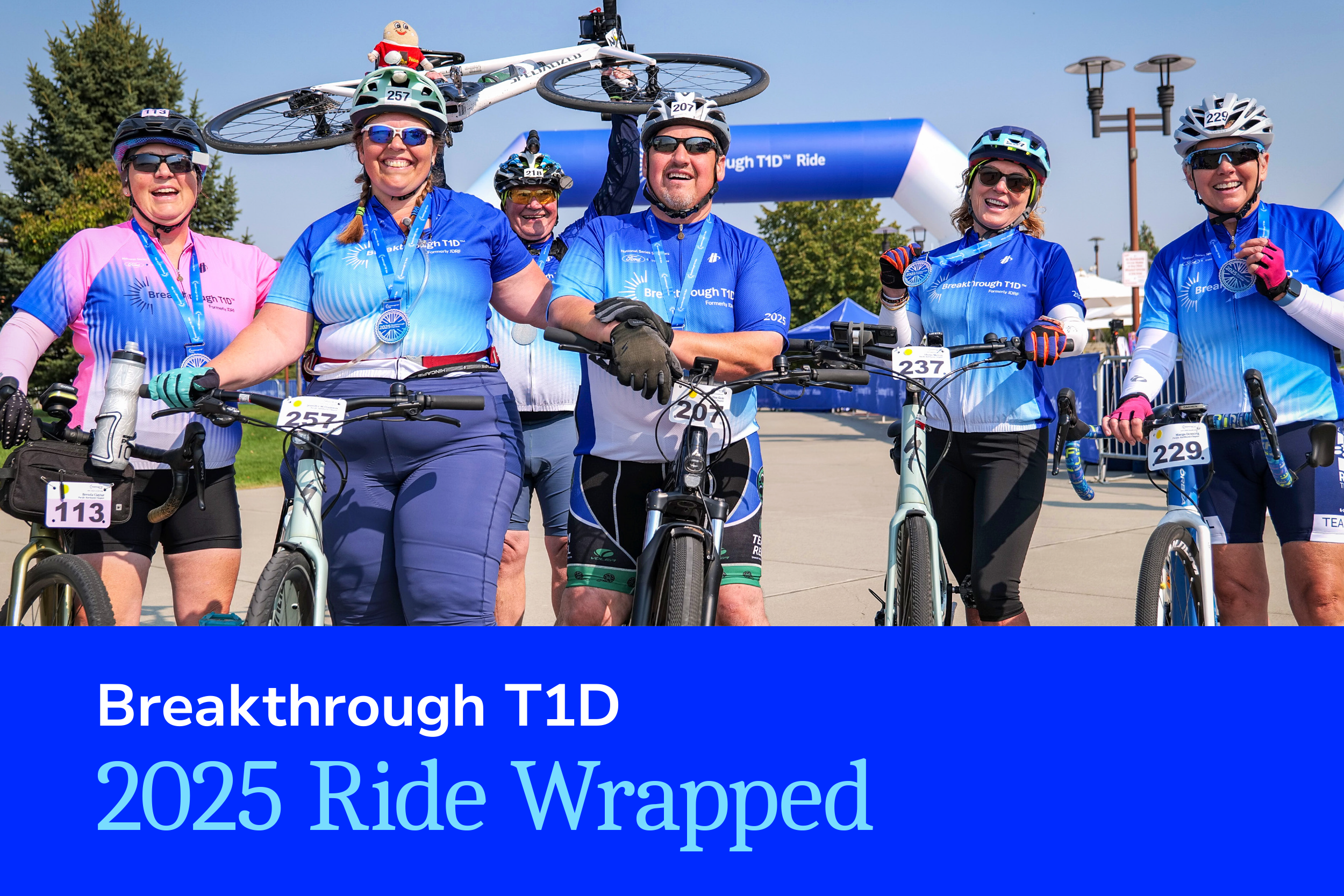 Breakthrough T1D Ride 2025 Wrapped