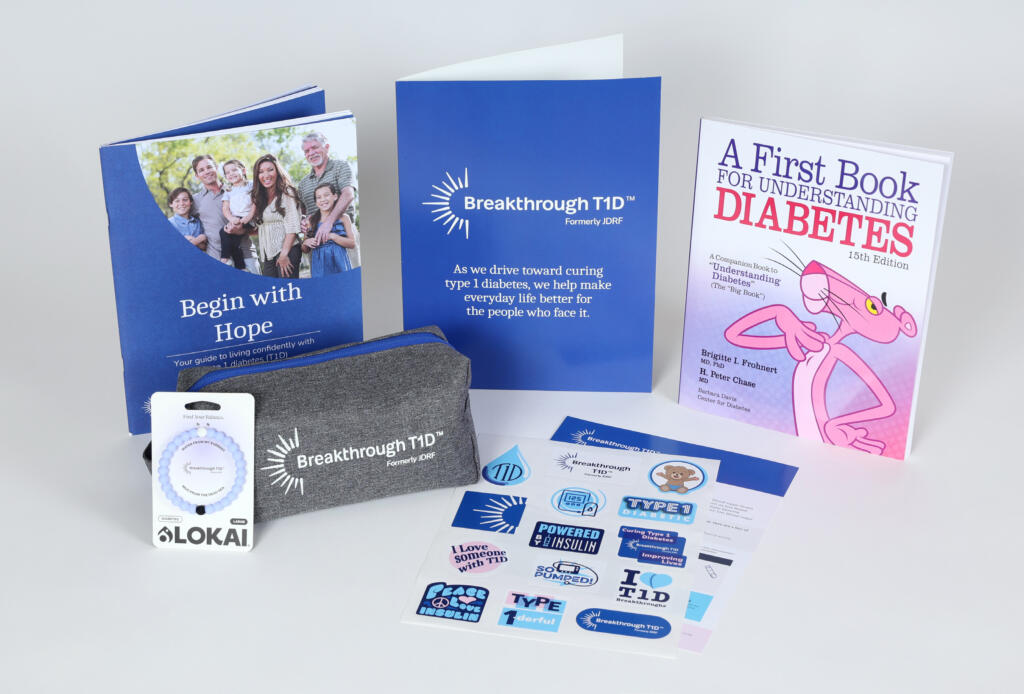 Breakthrough T1D Teen Pack for teenagers newly diagnosed with type 1 diabetes