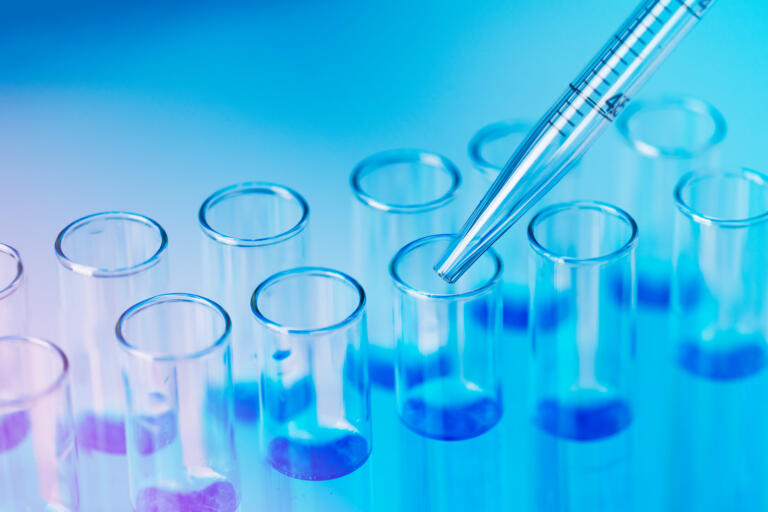 Research image of test tubes