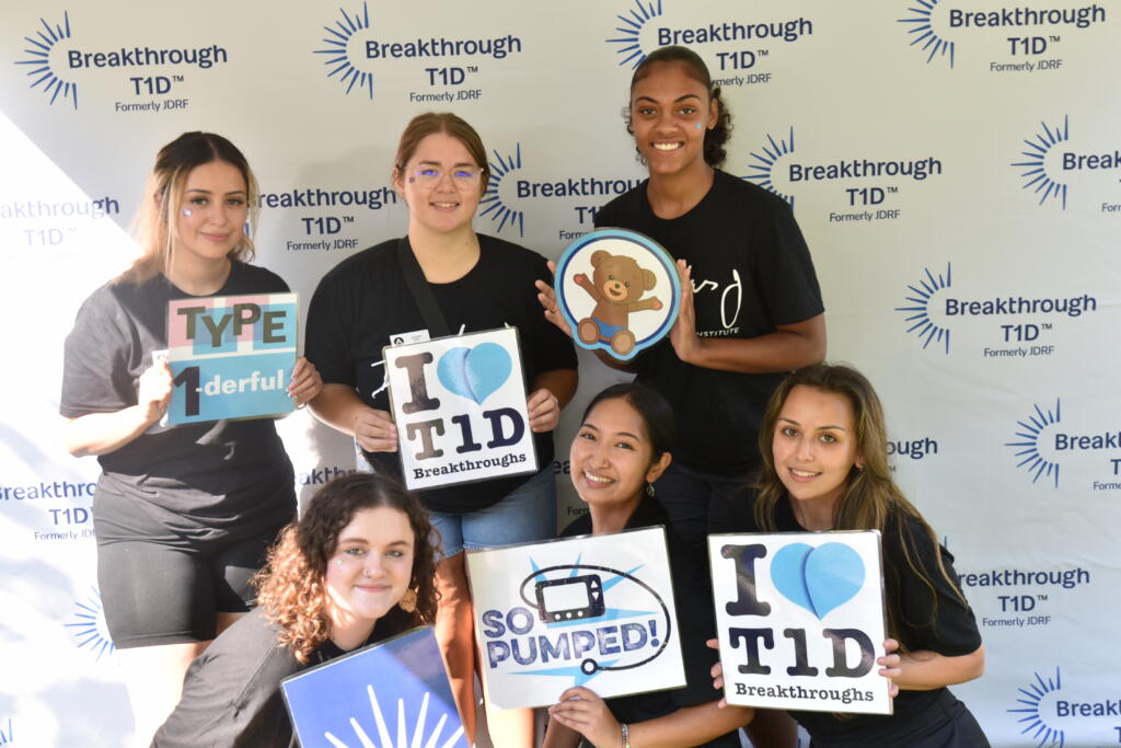 Breakthrough T1D Walk team poses for a photo